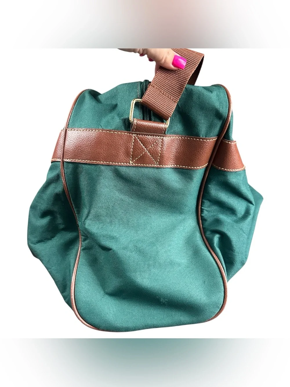 Polo Ralph Lauren Fragrances Green Travel Duffel Bag Weekender Shoulder Tote